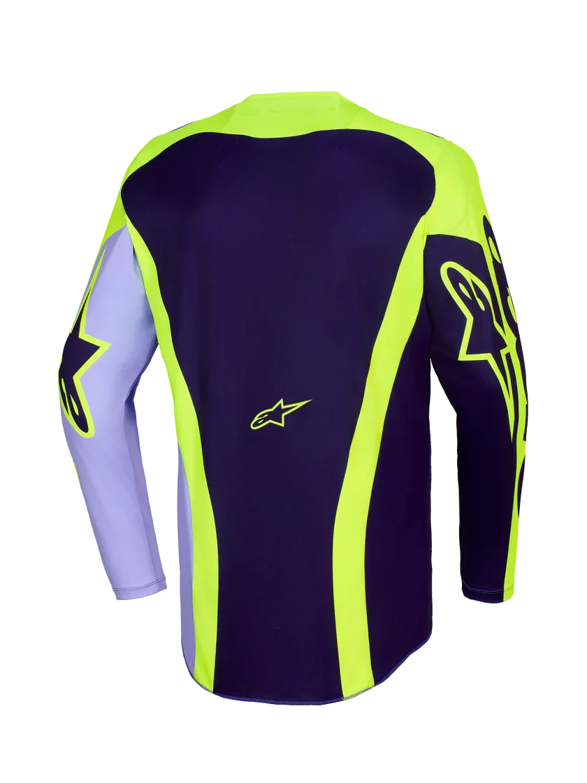 Camisa Alpinestars Racer Portl 26 Roxo/Amarelo Flúor - Spinelli